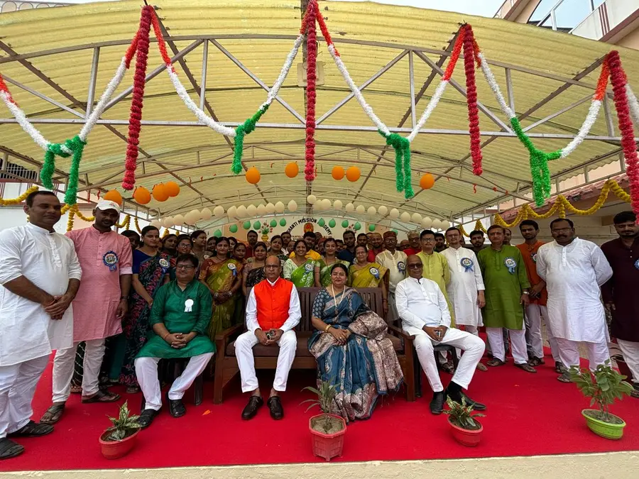 The staff of Shanti Mission Academy