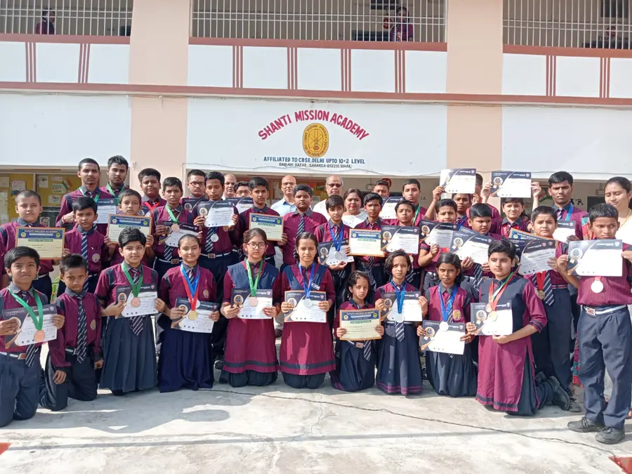 Students with certificates