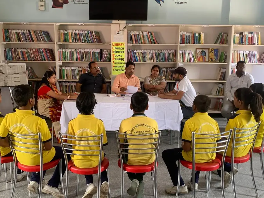 A session in the library