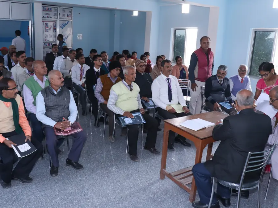 A staff and parents’ meeting